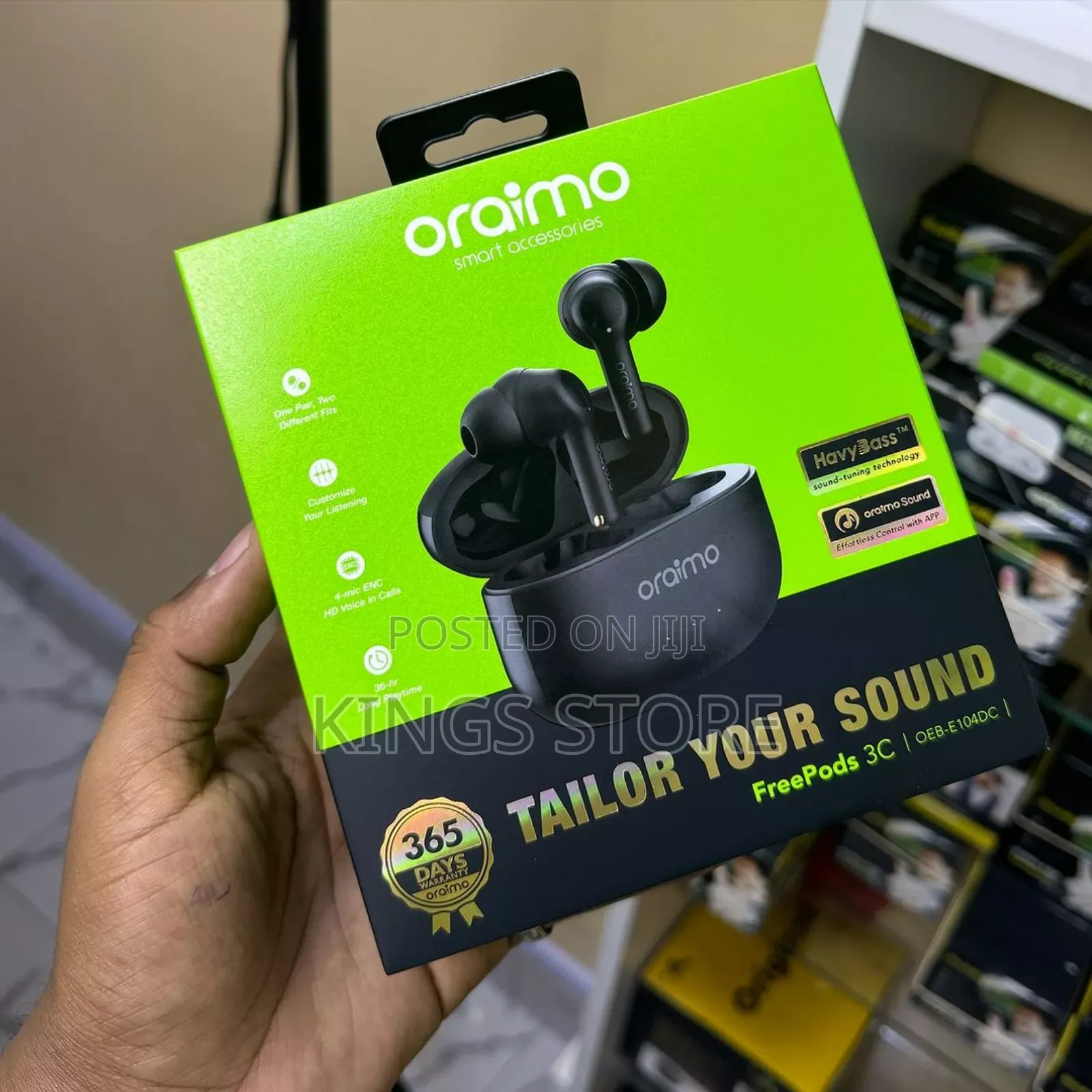 Oraimo Freepods 3C Clear Voice in Calls Long Playtime