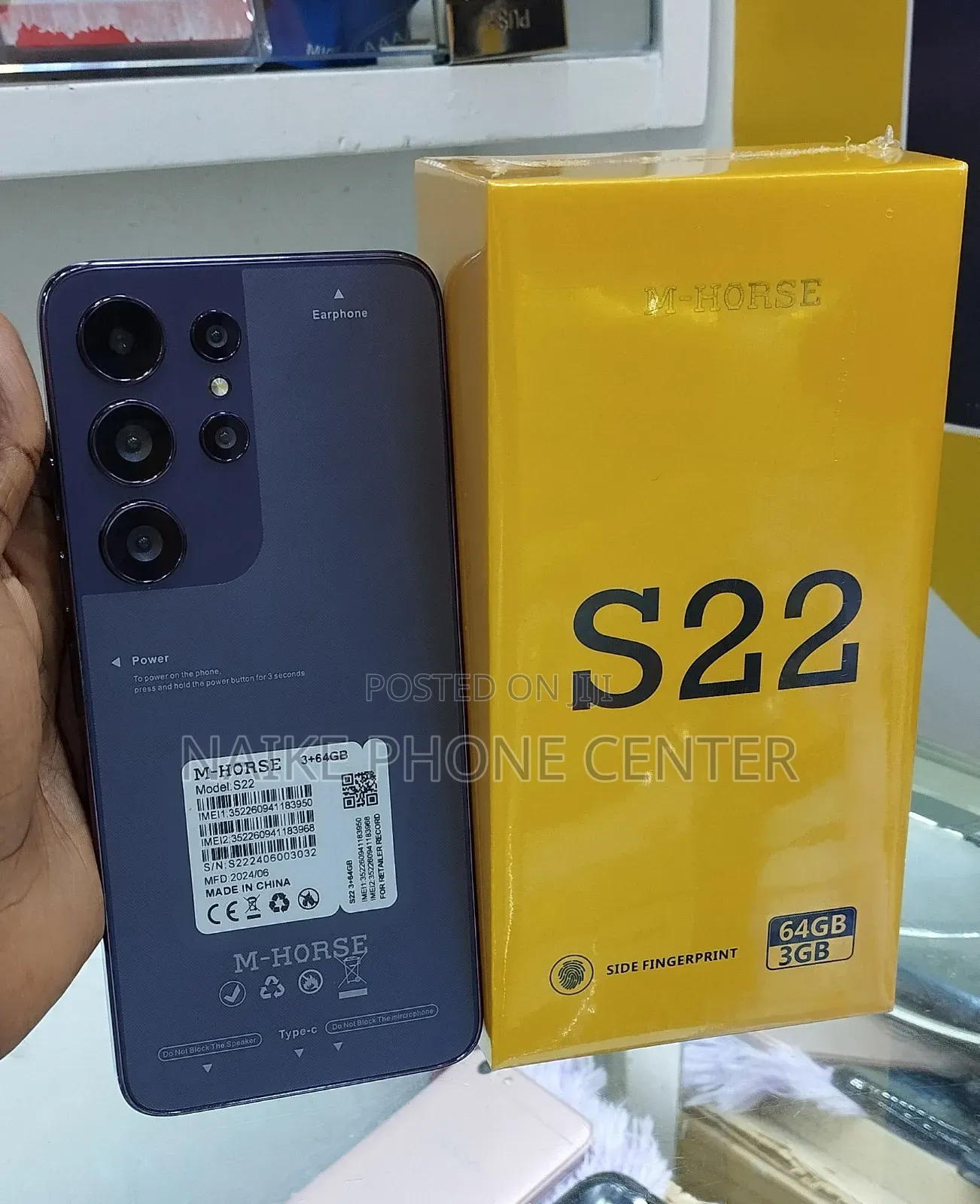 New M-Horse S80 64 GB Black