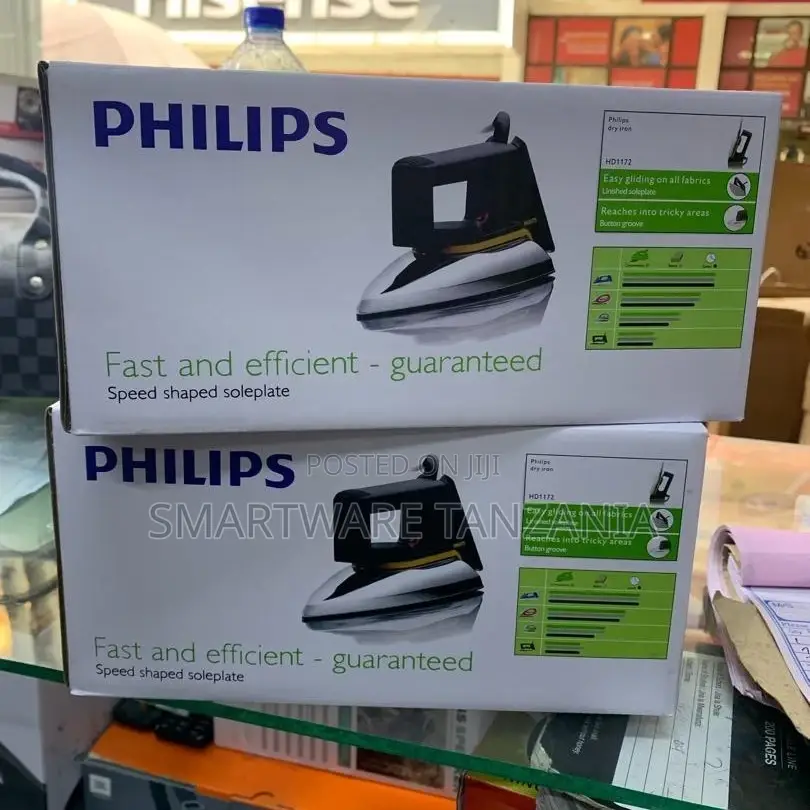 Home Electric Dry Iron Light Weight With Non-stick Soleplate