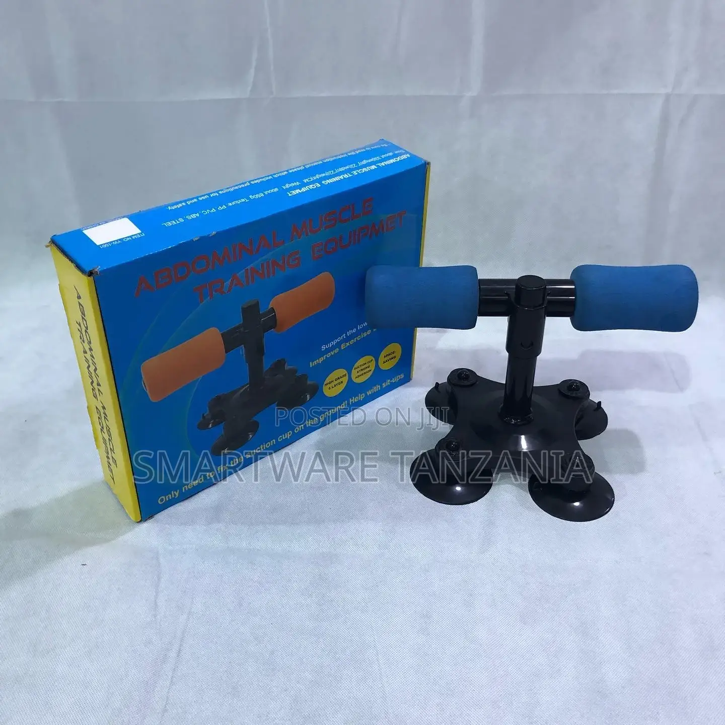 High Adjustable Portable Sit-up Floor Bar Exercise Stand