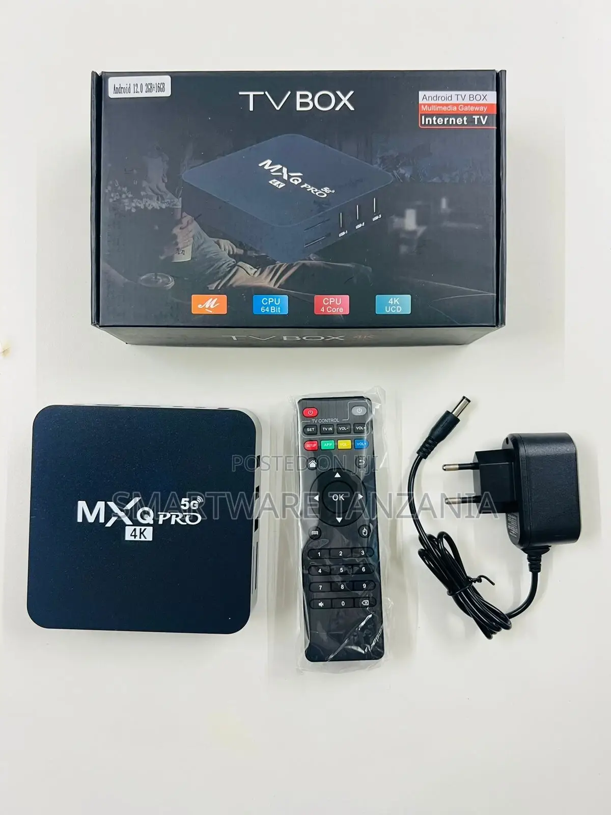 MXQ Pro 5G Android TV 11.1 Box 16GB Android Smart Box