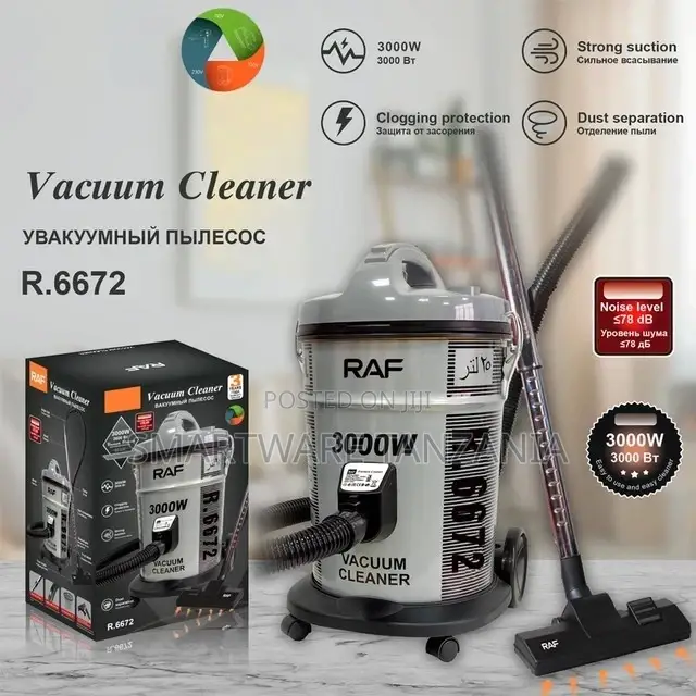 RAF Vacuum Cleaner 25L Large Capacity R.6672 3000W