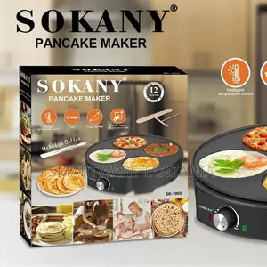 Electric Crepe Maker Griddle, Nonstick Eggs Cooking Pan