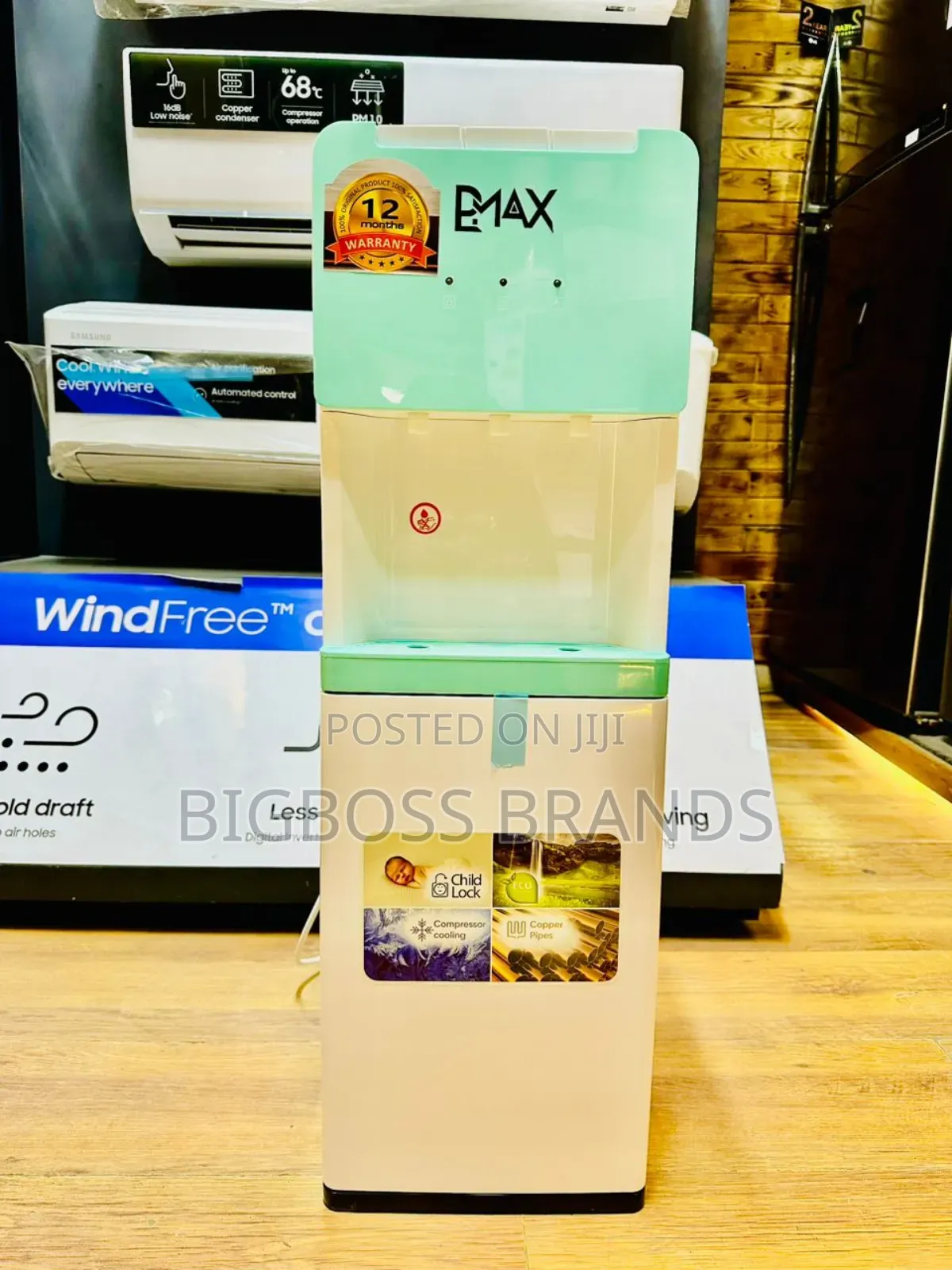 P Max Water Dispenser || 3 Taps ||Storage Cabinet