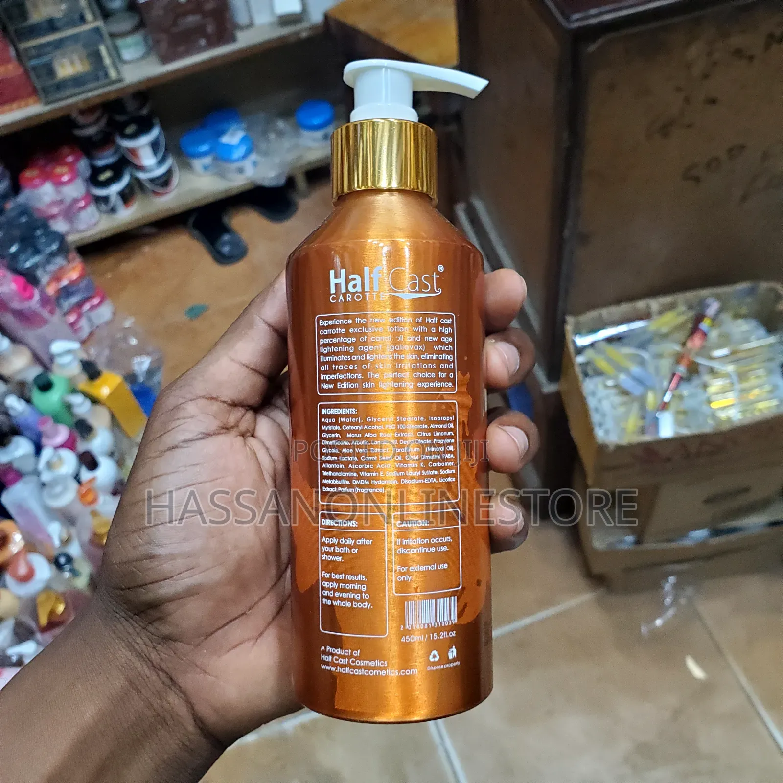 Half Cast Carotte Lightening Body Milk 450ml