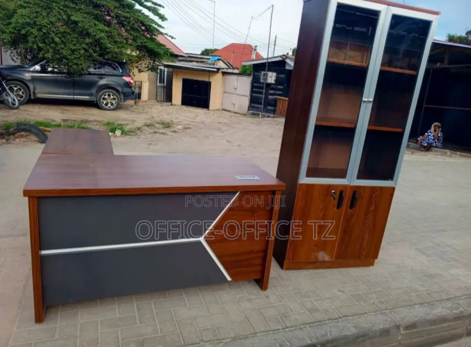 Table + File Cabinet