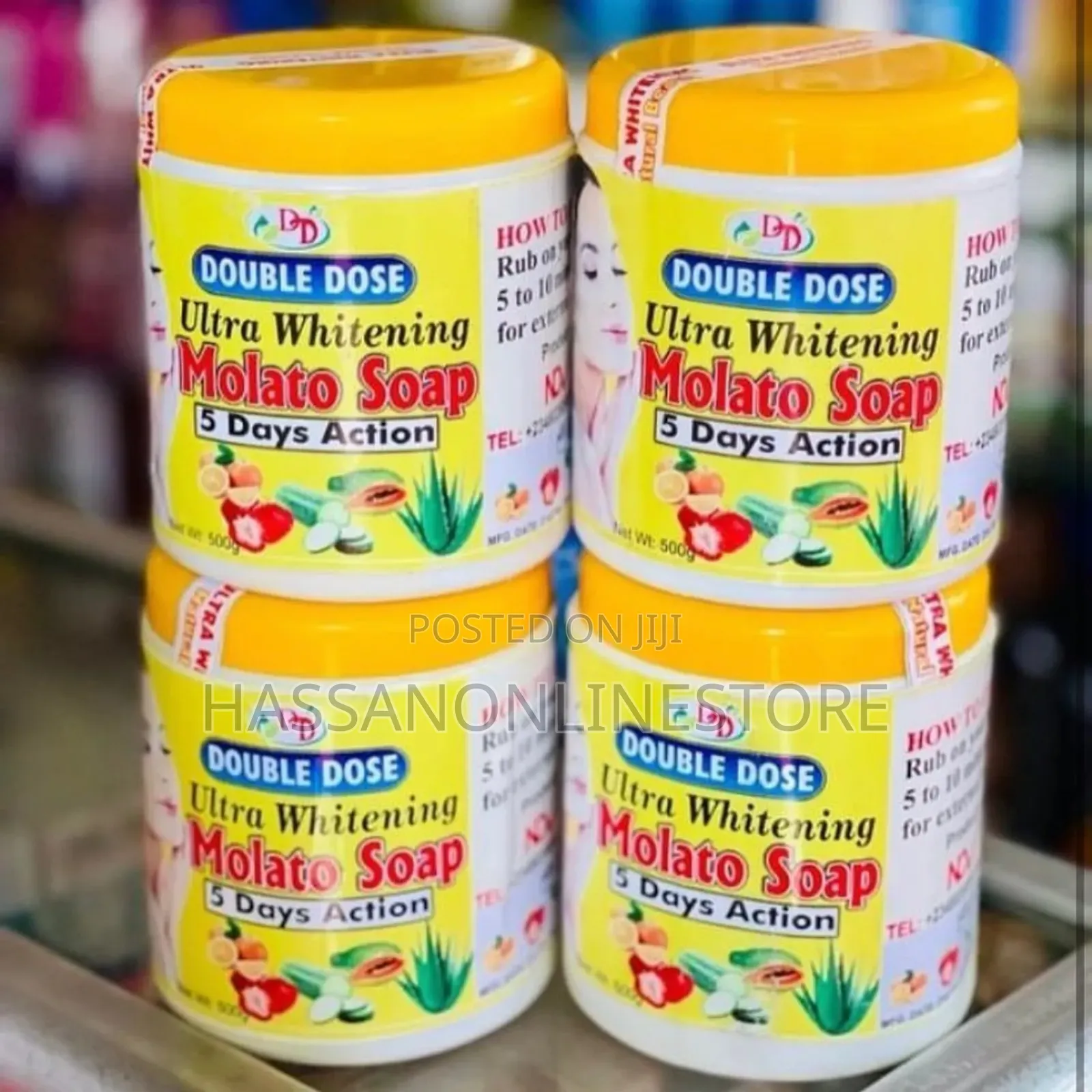 Double Dose Ultra Whitening Molato Soap 500g