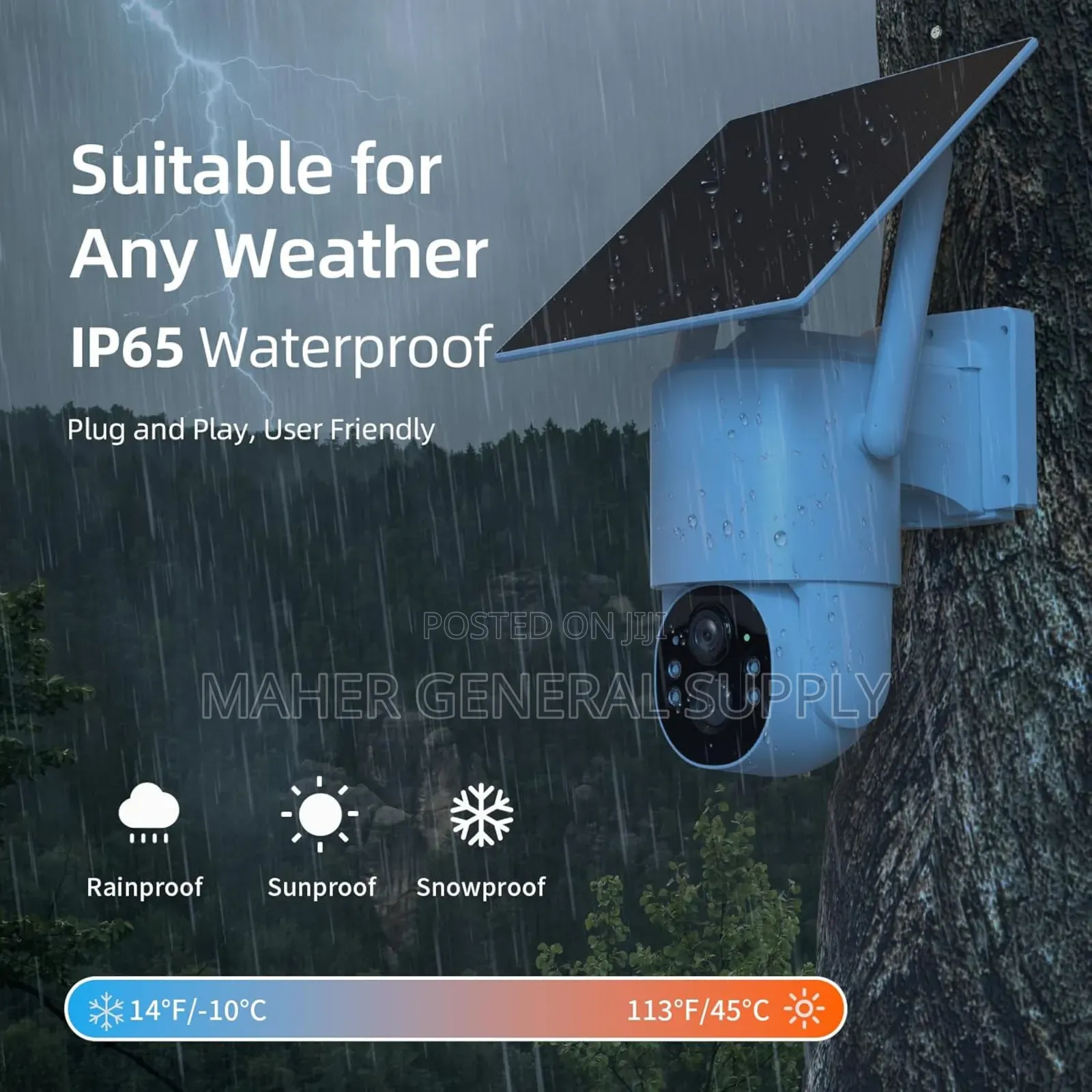 4G LTE Cellular Security Camera