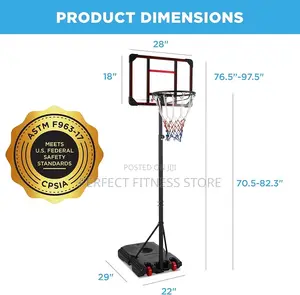 Adjustable Basketball Hoop