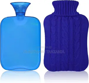 2 Liter Rubber Hot Water Bottle With Cover Knitted Water Bag
