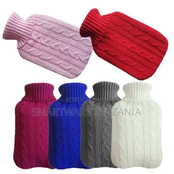 Hot Water Bottle 2L With Cover Warmer Large Pain Relief