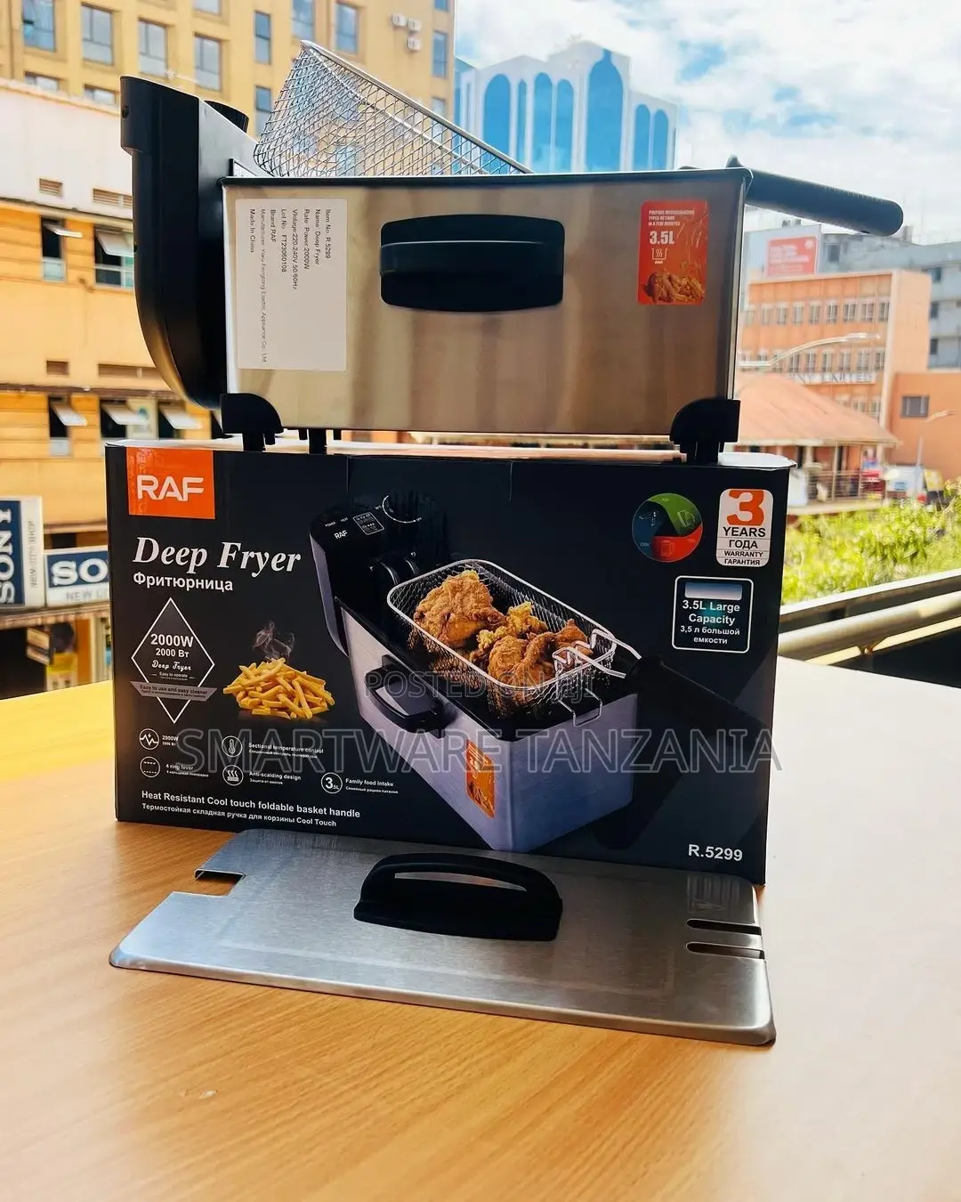 3.5 Litre Home Deep Fat Fryer Stainless Steel Deep Fryer