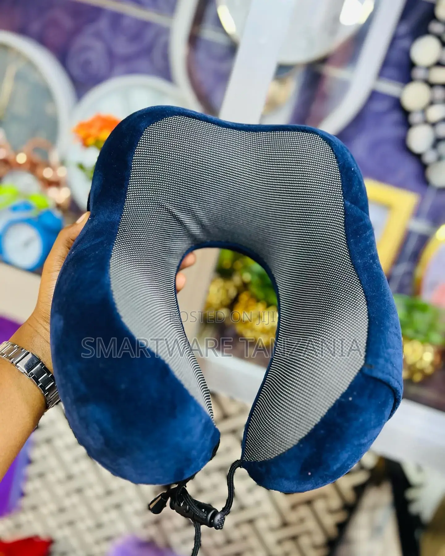 Washable Travel Neck Pillow for Airplane, Car, Train or Bus