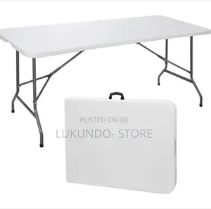 Plastic Folding Table 6ft High Quaty Large Desktop