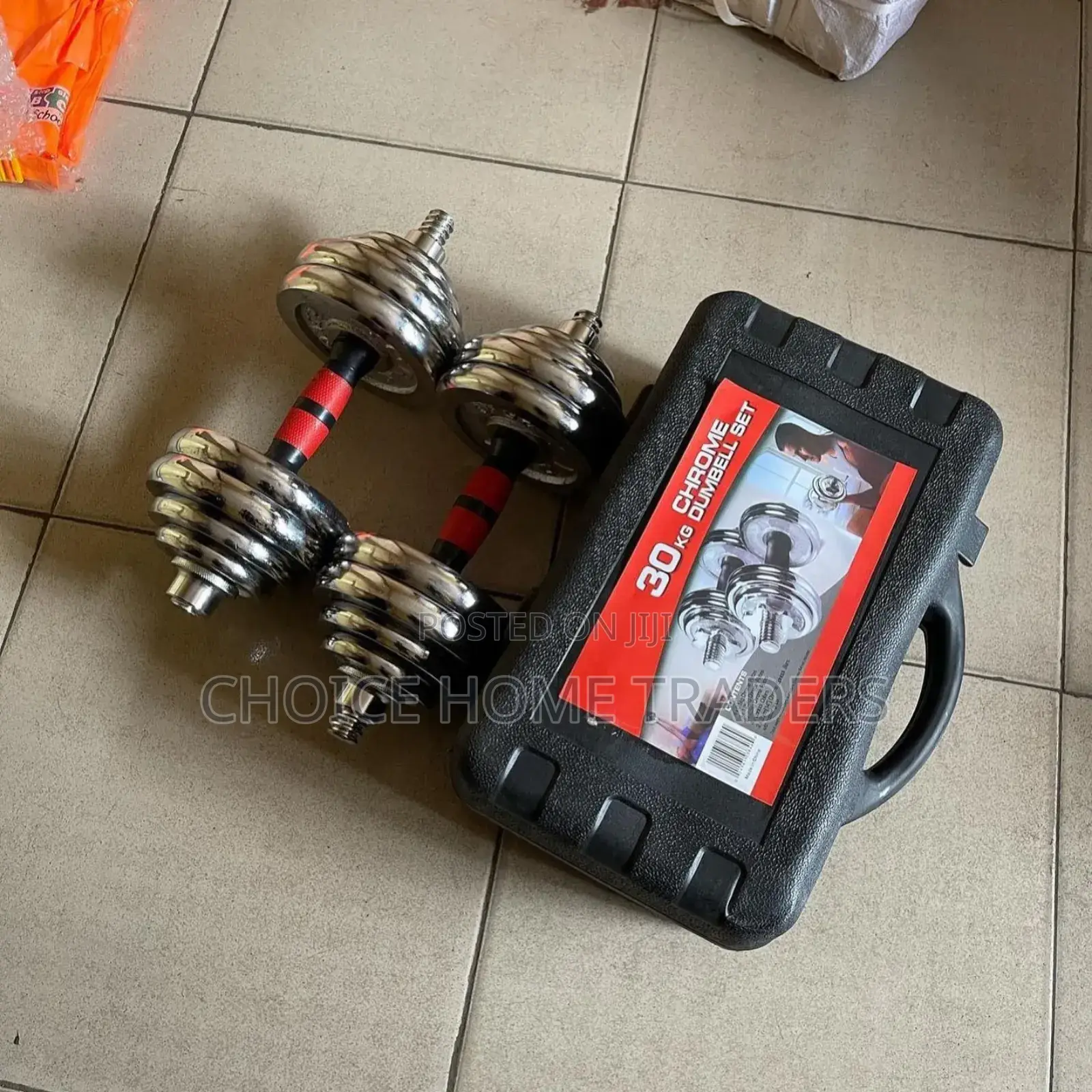 Chrome Dumbell Set Kg15