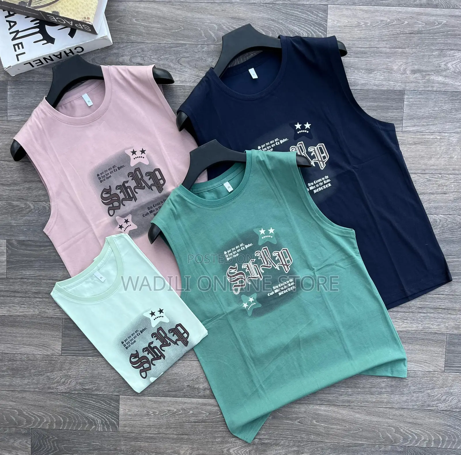 Vest Tshirts Available
