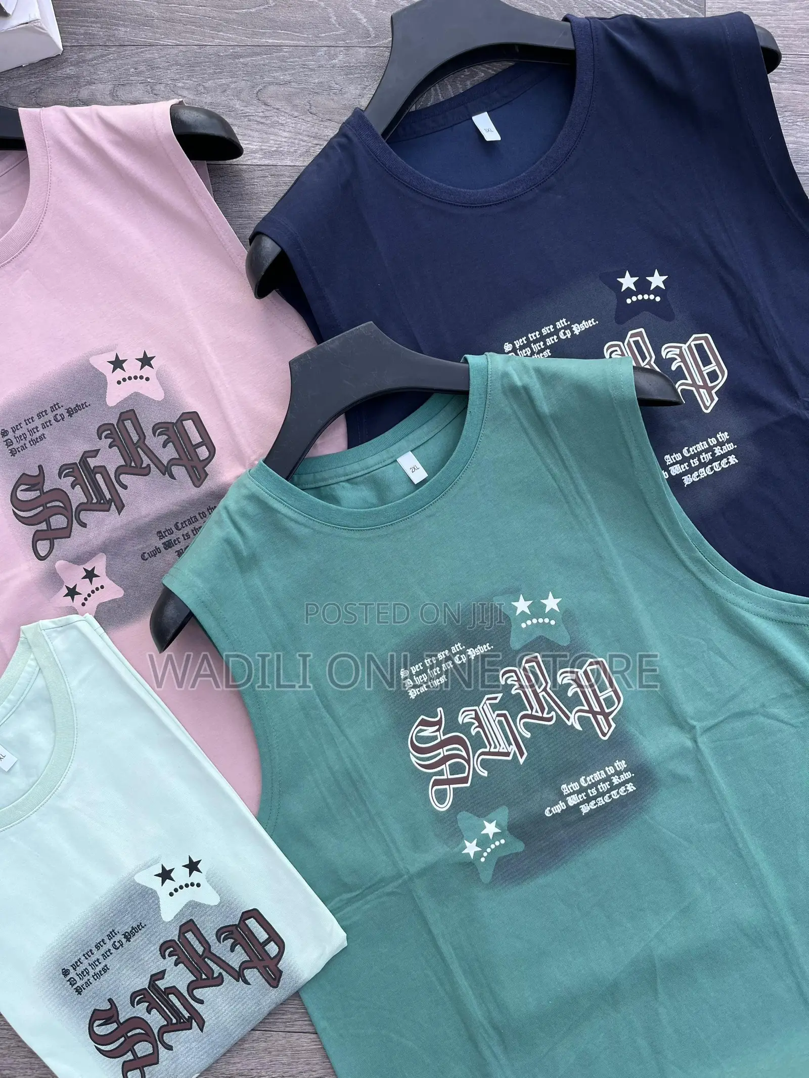 Vest Tshirts Available