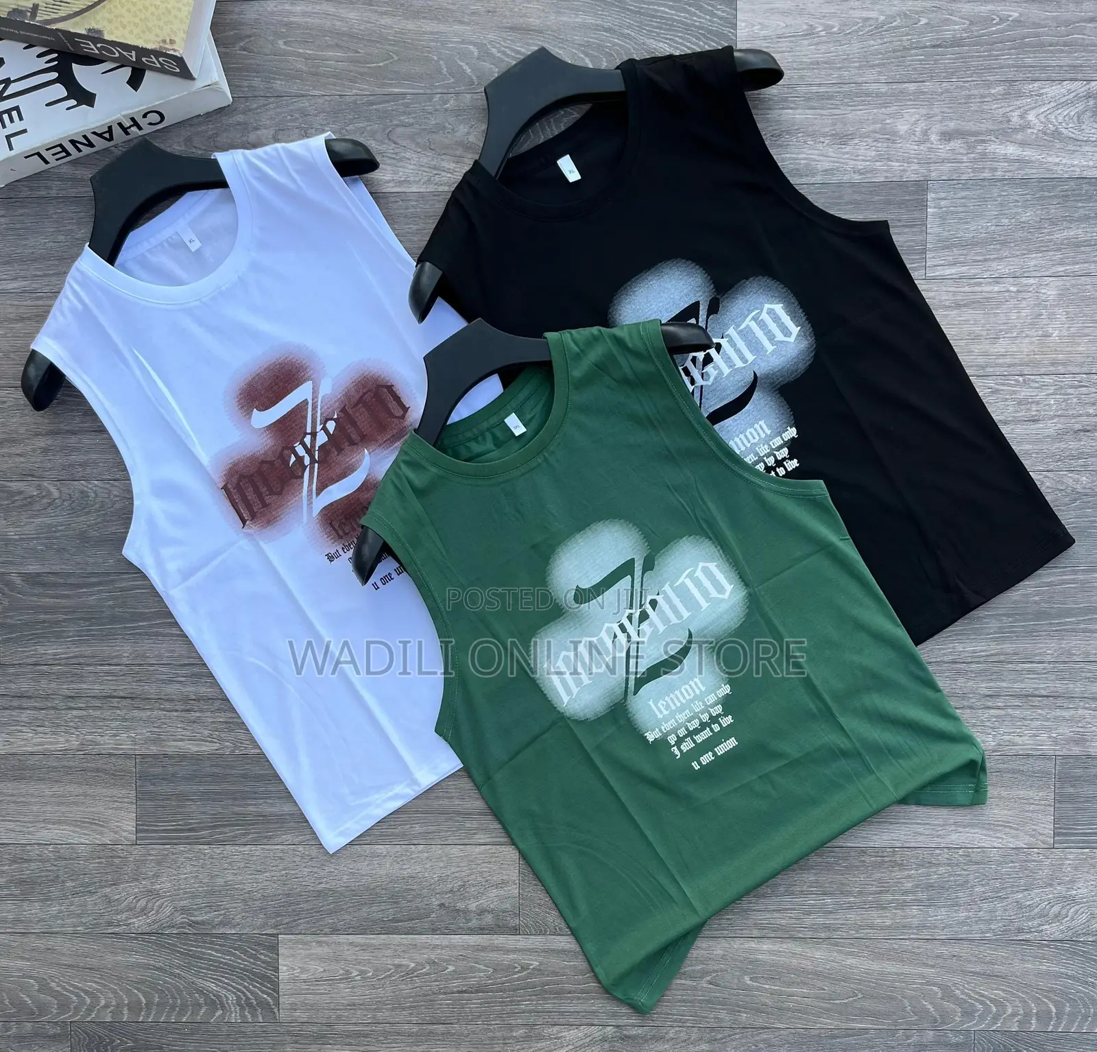 Vest Tshirts Available