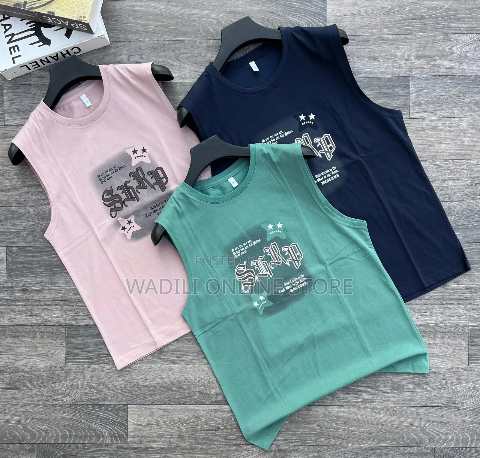 Vest Tshirts Available