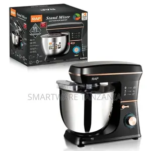 RAF Stand Mixer 3×1, Black, 1800 WATT, 12 Liter, Model R.667