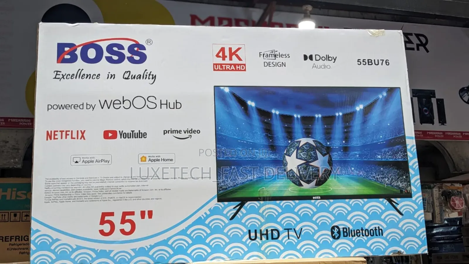 Boss 55 Inches Smart TV