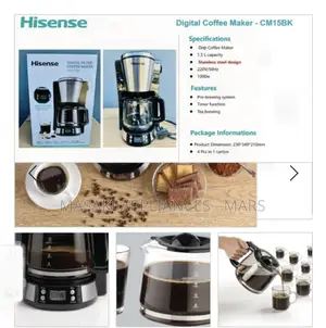 Hisense Digital Coffee Maker | CM15BK