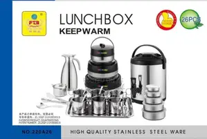 Hot Pot Lunch Box Full Set 26pcs