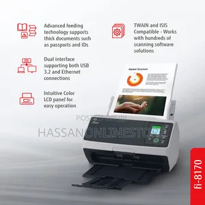 RICOH Fi-8170 Premium Bundle Professional Document Scanner