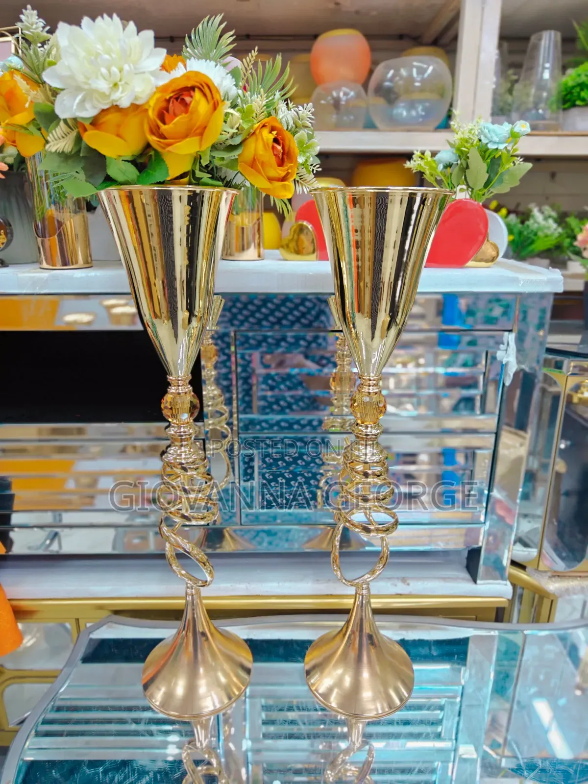 Candle Holder And Flower Vase