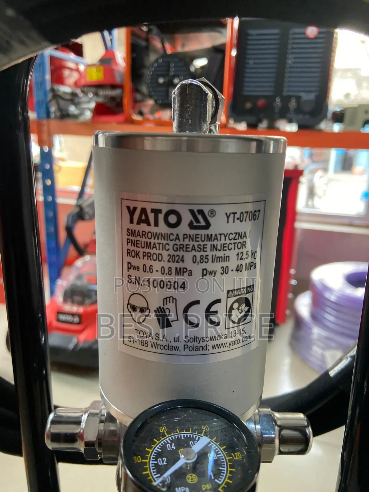 Yato Pneumatic Grease Injector YT-07067