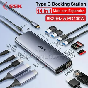 SSK 14 in 1 Type-C Hub