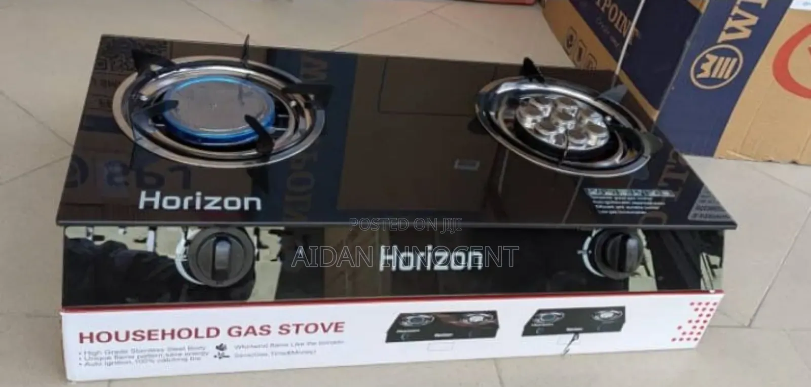 Horizon Gas Cooker 2plate ( Jiko) Glass