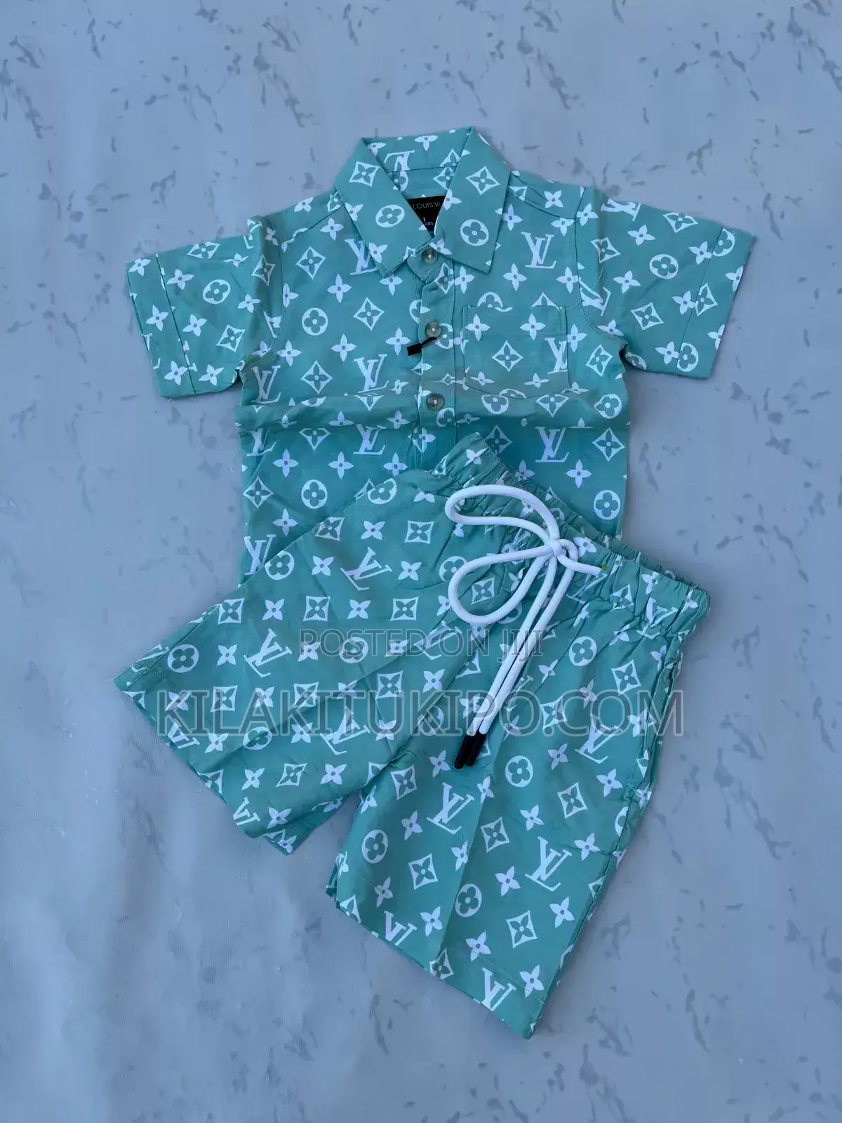 LV Full Set Short Pens Shirt