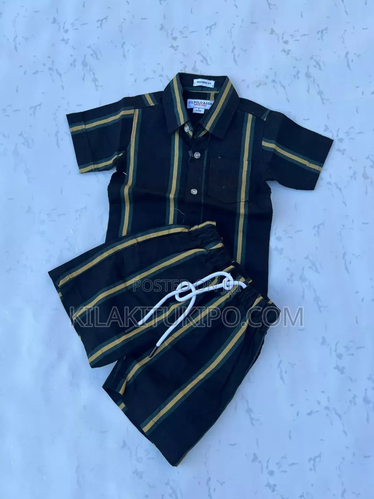 LV Full Set Short Pens Shirt
