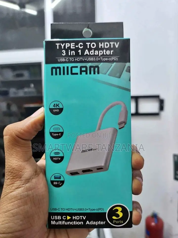 Type-c Male To HDMI USB PD Female Converter