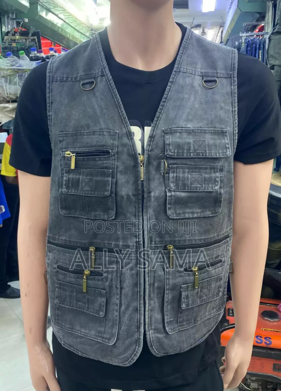Mens Coats Material Jeans Original