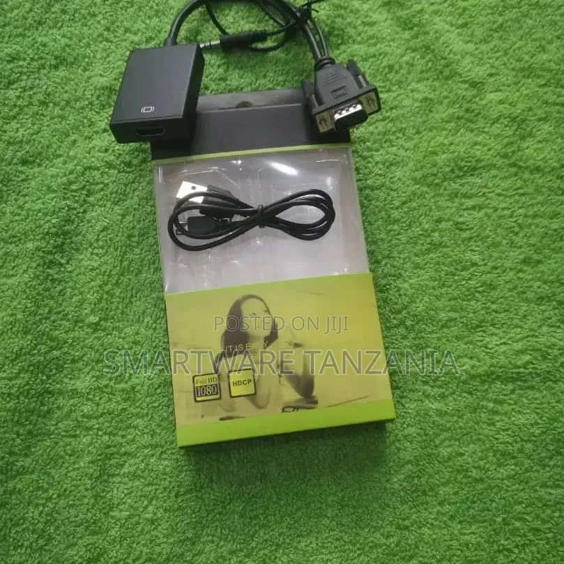 Vga To Hdmi Converter Adapter For Computer, Desktop, Laptop