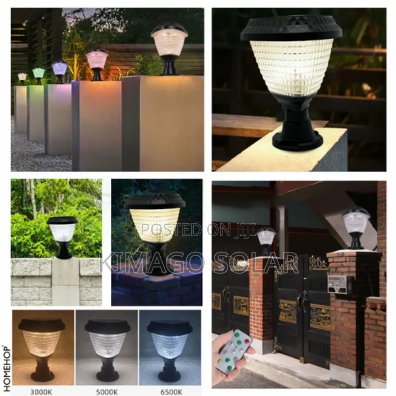Solar Lamp Multiple Colors