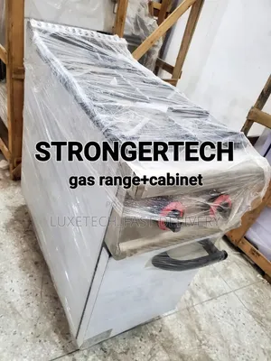 Commercial Gas Range Cooker 2 Burners With Cabinet