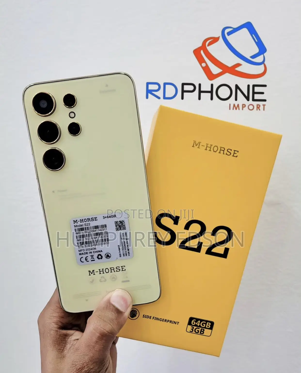 New M-Horse Yaya Toure 64 GB Gold