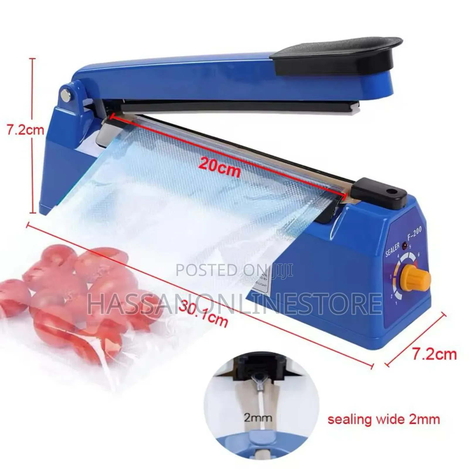 Impulse Hand Poly Tubing Plastic Bag Closer Sealer FS 300
