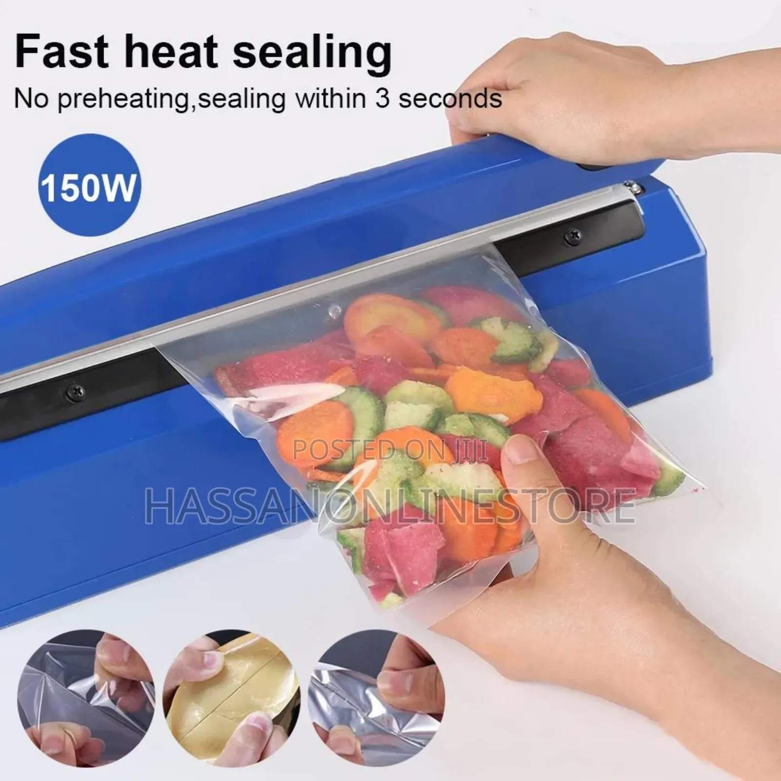 Impulse Hand Poly Tubing Plastic Bag Closer Sealer FS 300