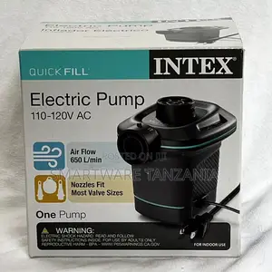 Intex Electric Air Pump Inflates/Deflates Fits Most Valves