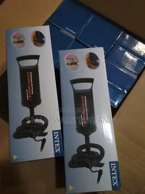 Hand Pump for Inflatable Air Mattress With Hose 3 Nozzles