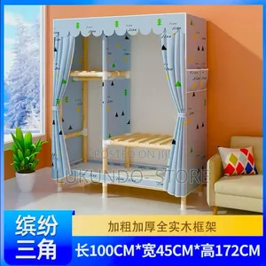 Closet Portable 2 Door ( Kabati Za Nguo Mbao Na Kitambaa)