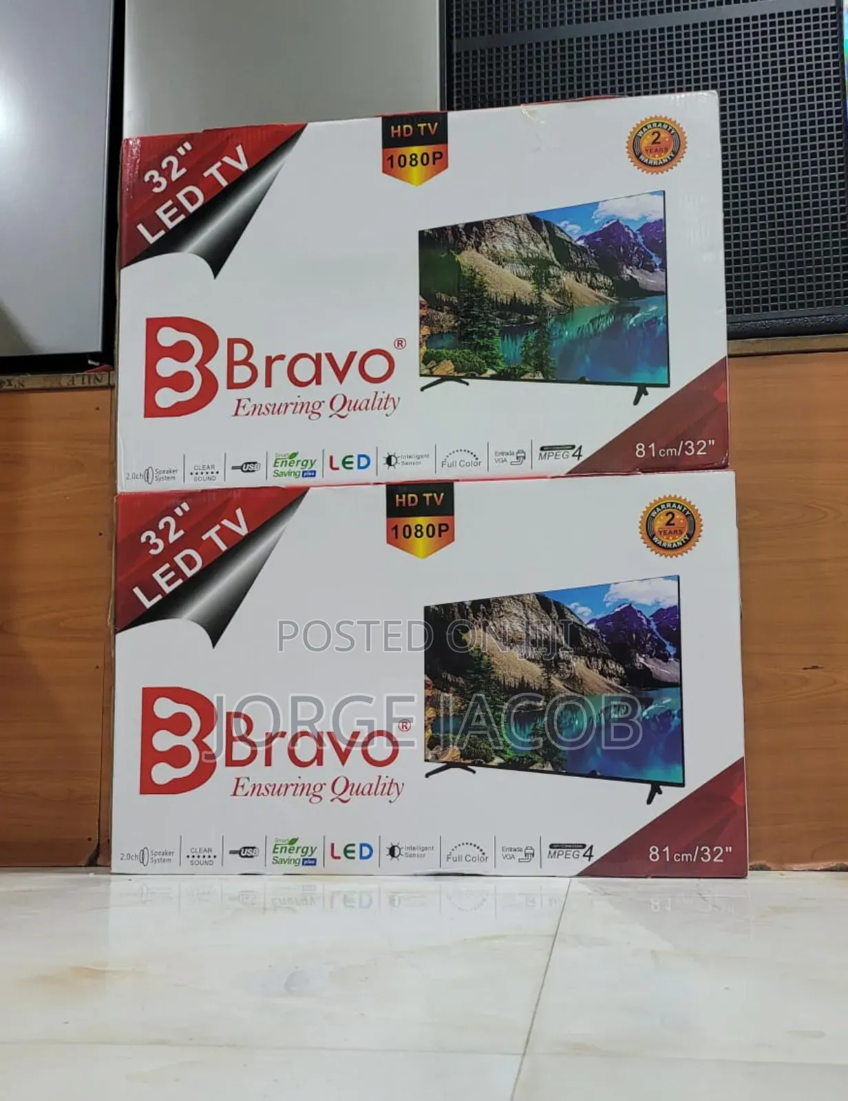 Bravo New Flat Tv Inch 32