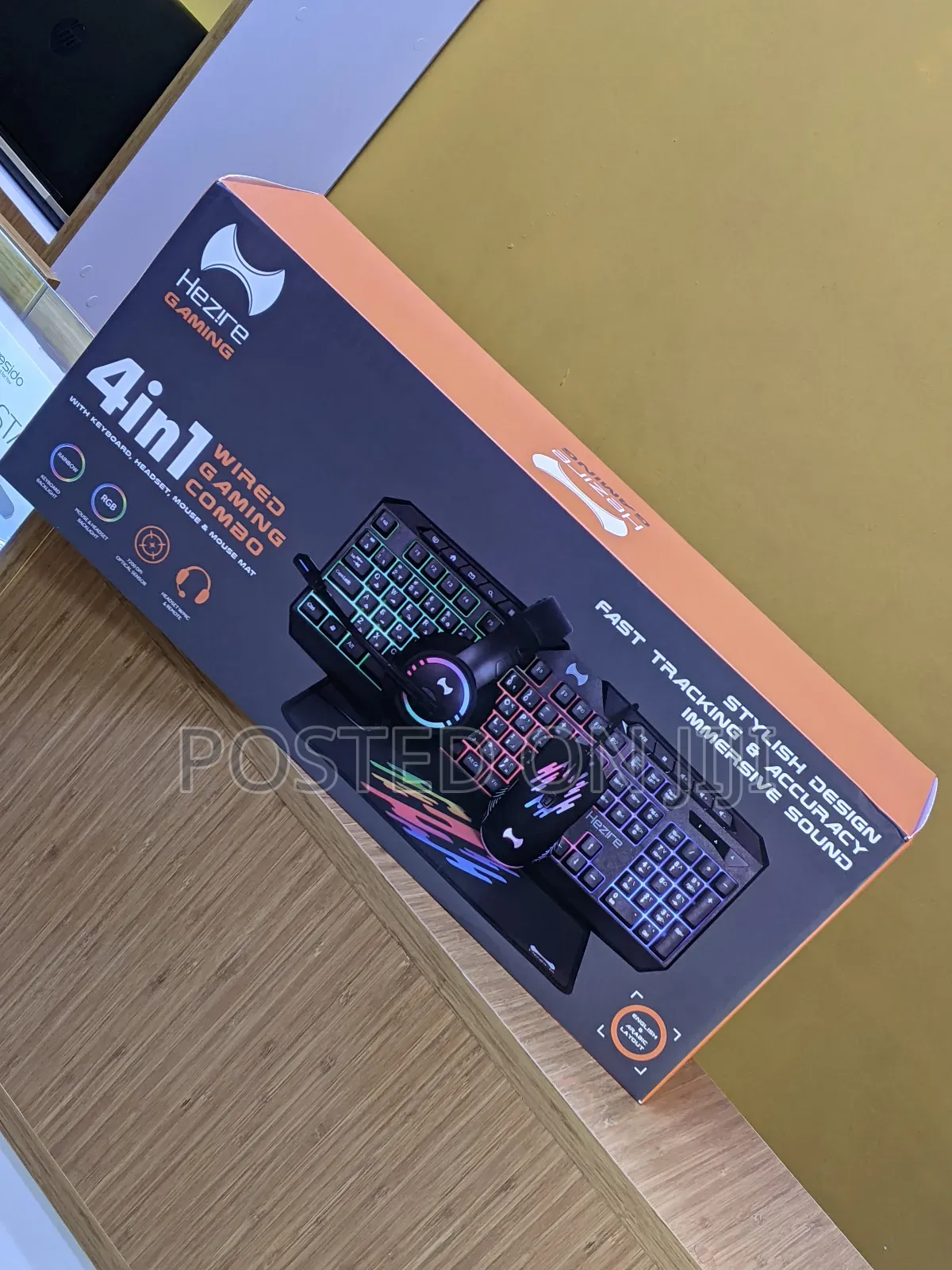 4 in 1 Wired Gaming Combo
