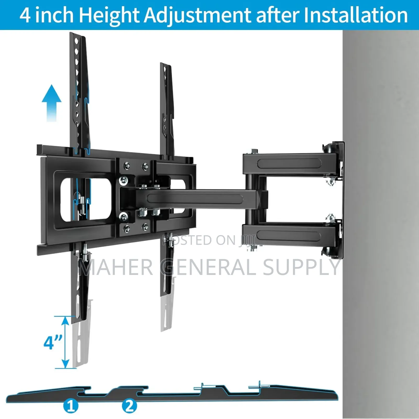 Full Motion TV Wall Mount