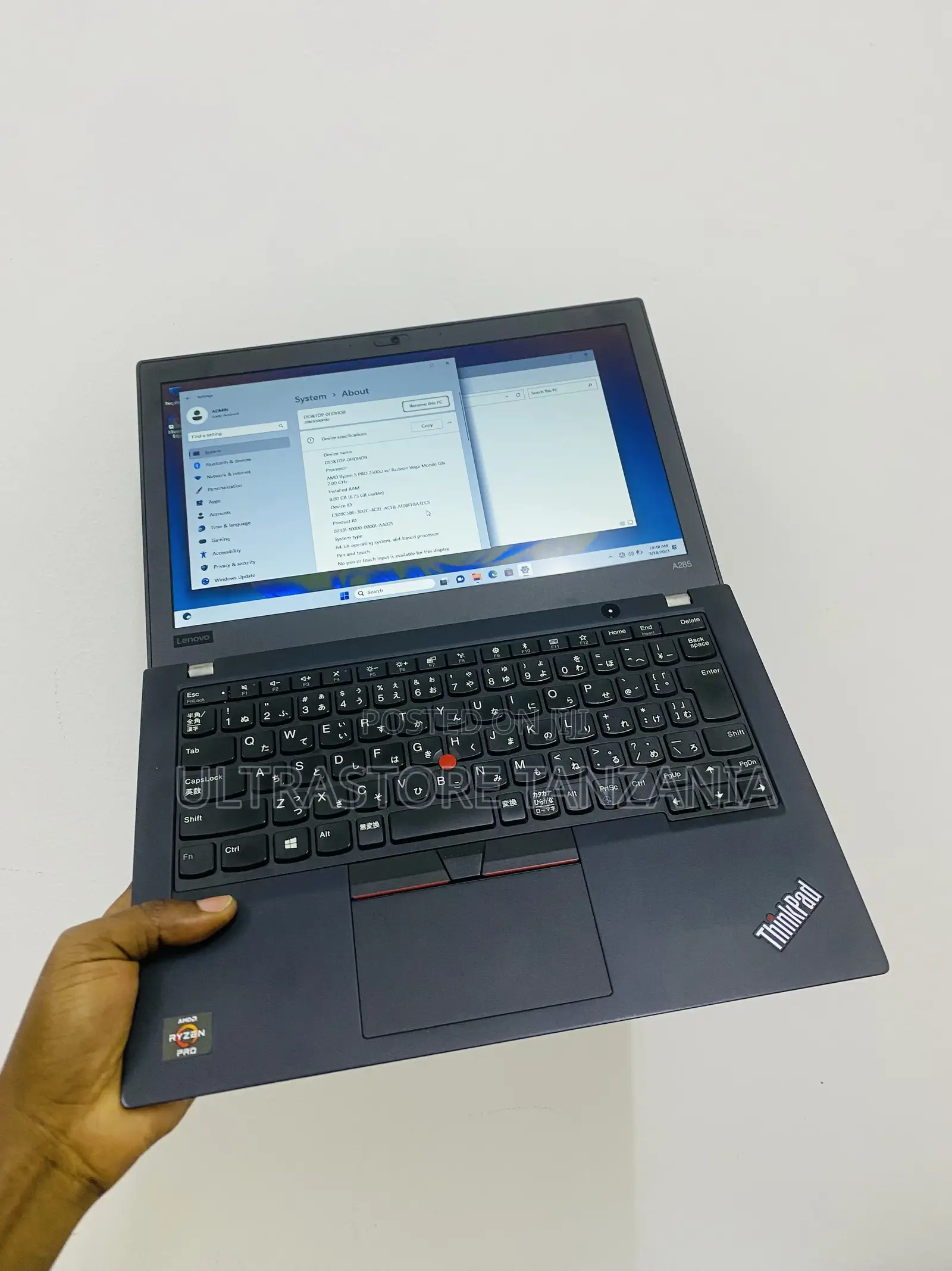 New Laptop Lenovo ThinkPad A275 8GB AMD Ryzen 5 HDD 500GB