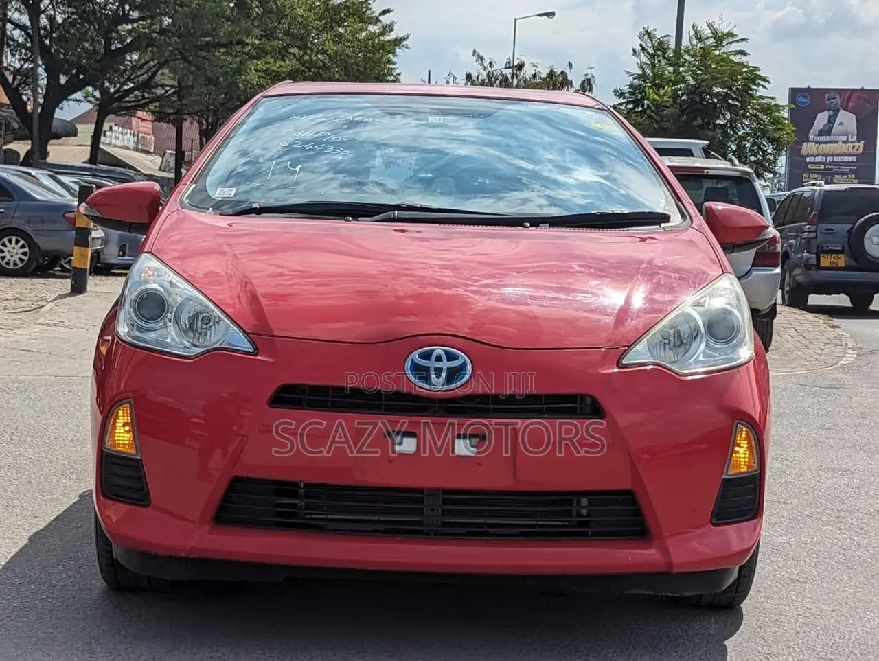 Toyota Aqua 2013 Red